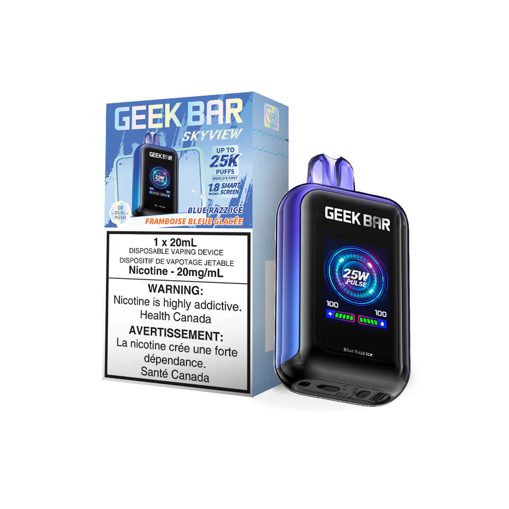 GEEK BAR SKYVIEW BLUE RAZZ ICE 25K