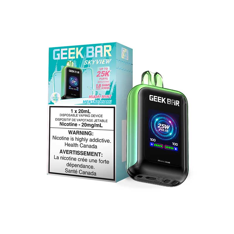 GEEK BAR SKYVIEW Miami Mint 25K