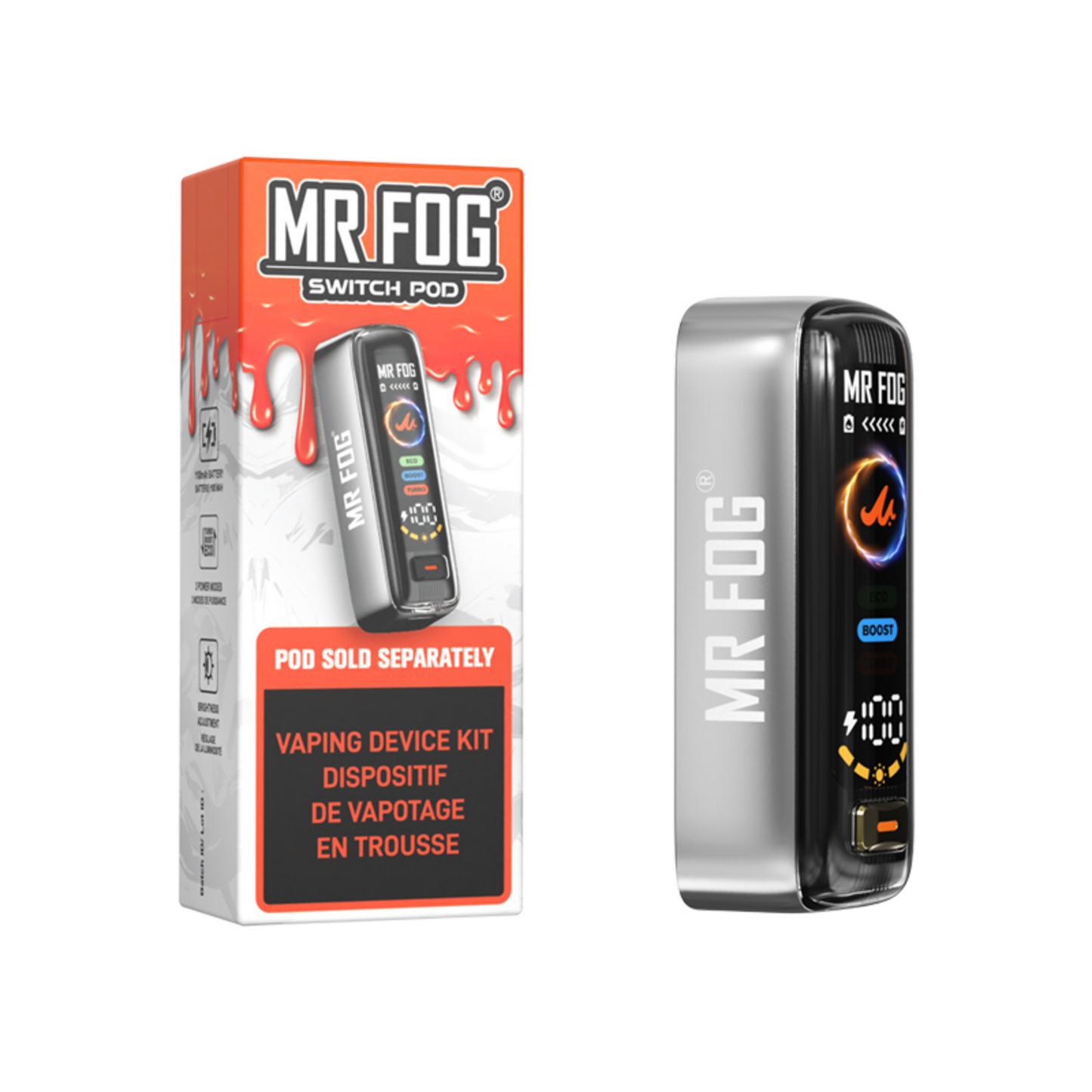 Mr. Fog Switch Pod battery