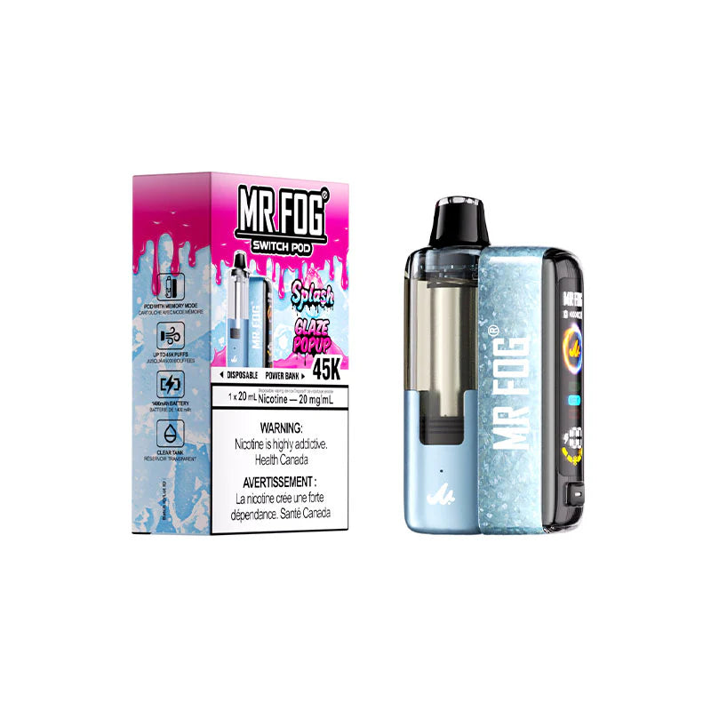 Mr. Fog switch pod Kit Splash Glaze popup 45K