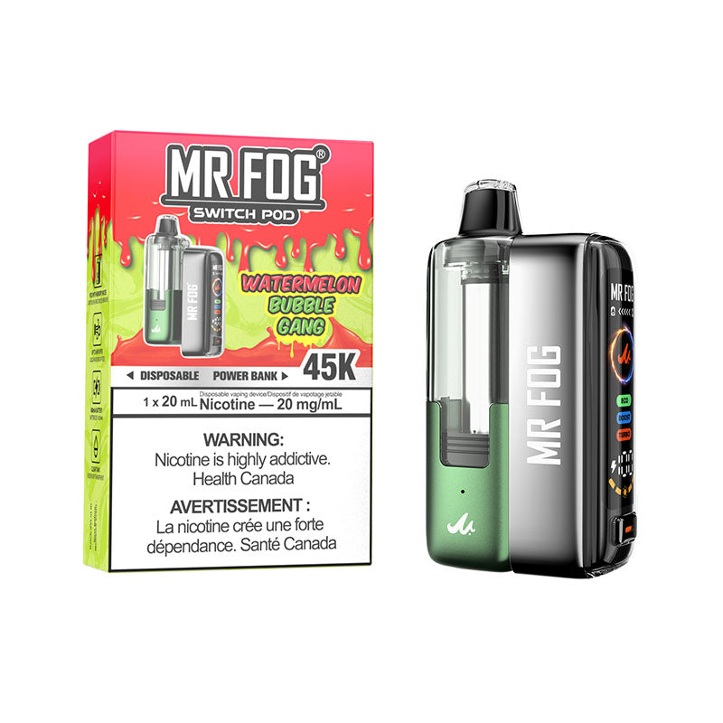 Mr. Fog switch pod Watermelon bubble gang 45K included battery