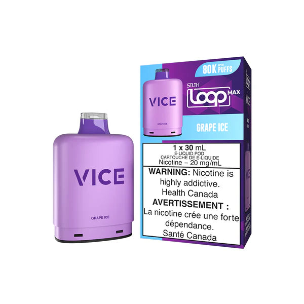STLTH LOOP MAX VICE 80K GRAPE ICE
