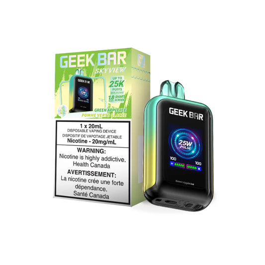 GEEK BAR SKYVIEW GREEN APPLE 25K