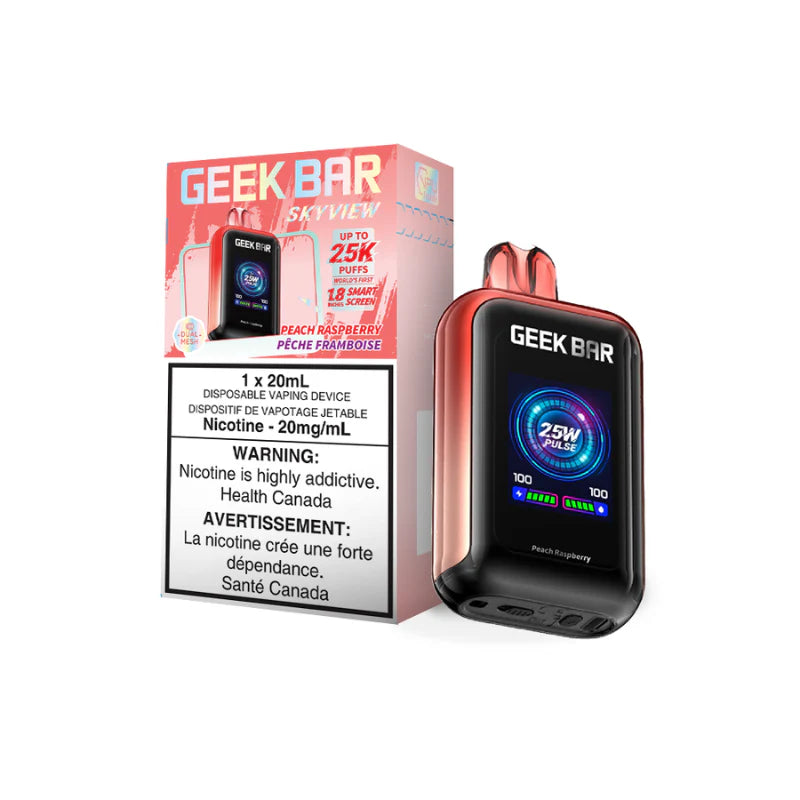 GEEK BAR SKYVIEW PEACH RASPBERRY 25K