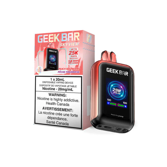 GEEK BAR SKYVIEW PEACH RASPBERRY 25K
