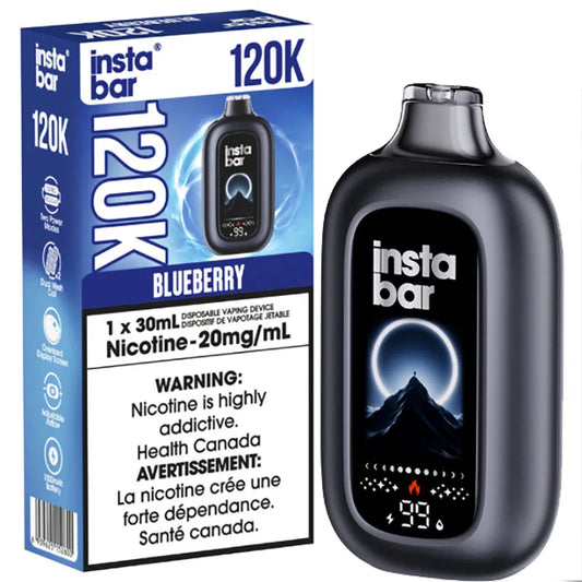 Insta bar Blueberry 120K