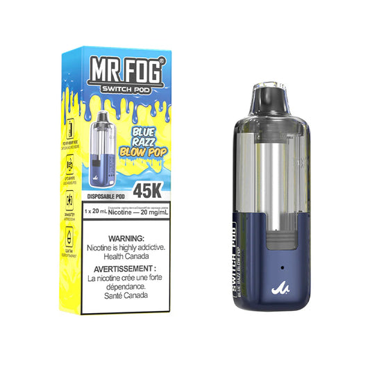 Mr. FOG POD Blue Razz Blow pop 45K