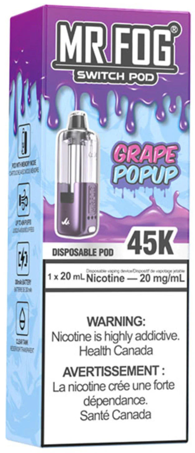 Mr. FOG POD Grape popup 45K
