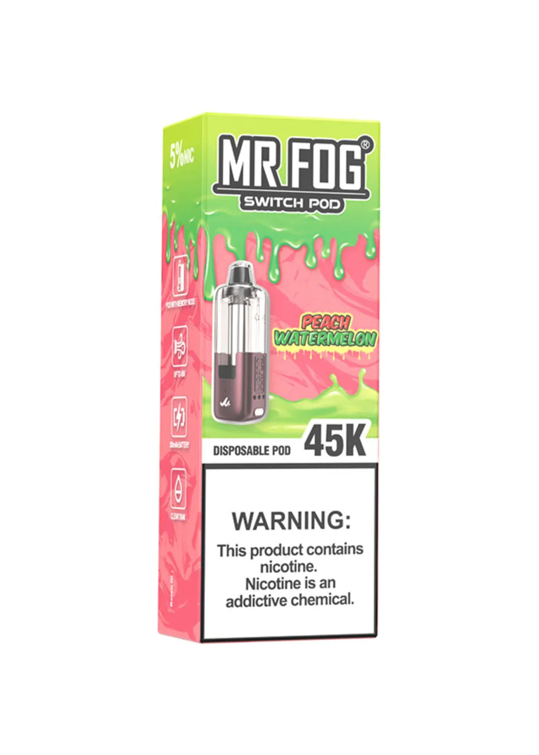 Mr. FOG POD Peach watermelon 45K