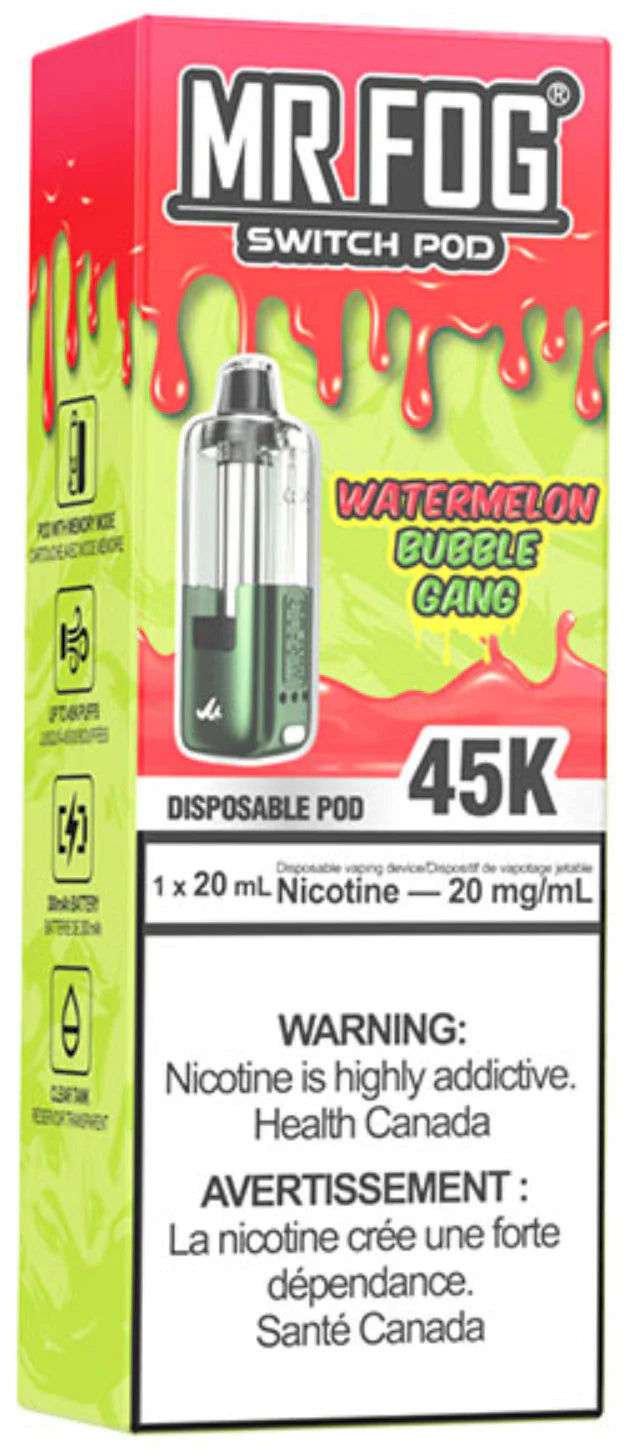 Mr. FOG POD Watermelon bubble gang 45K