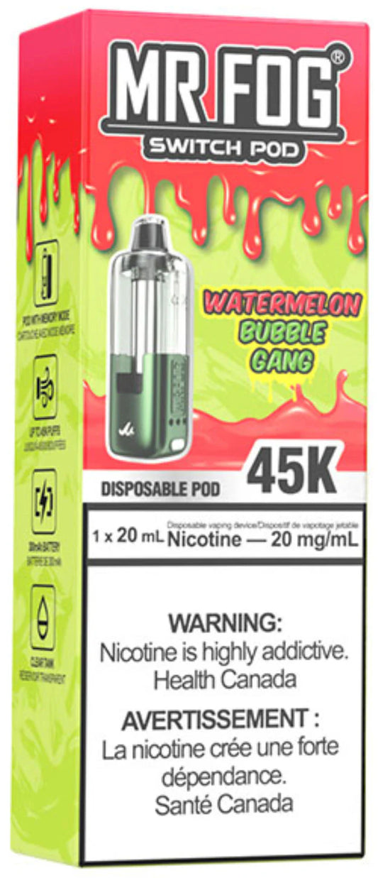 Mr. FOG POD Watermelon bubble gang 45K