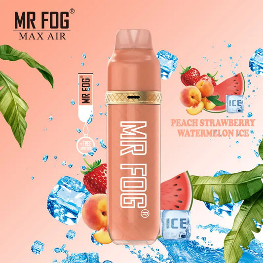 Mr. Fog max air Peach Strawberry Watermelon Ice 8 ml
