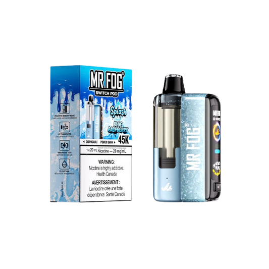 Mr. Fog switch pod Kit Splash Blue Raspberry 45K