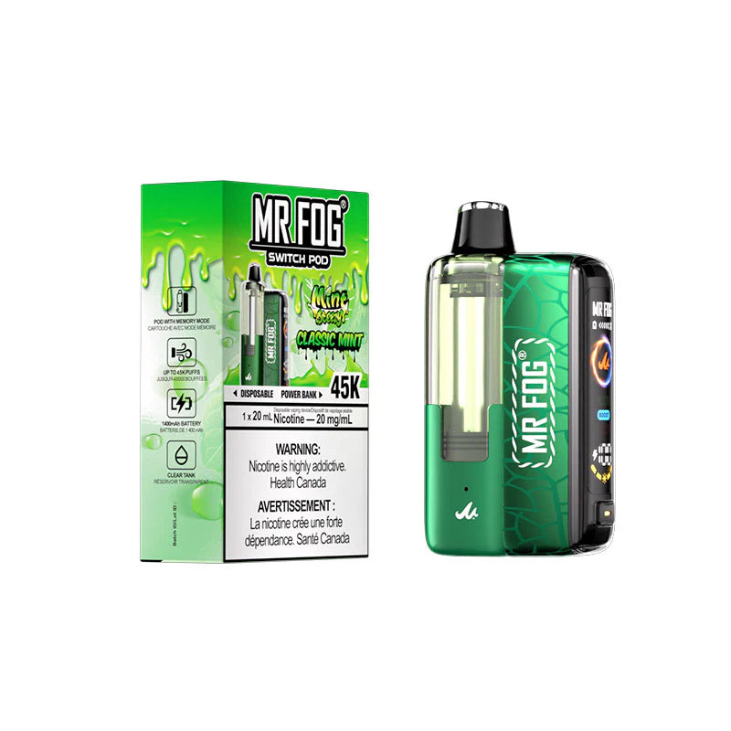 Mr. Fog switch pod Kit Splash Classic mint 45K