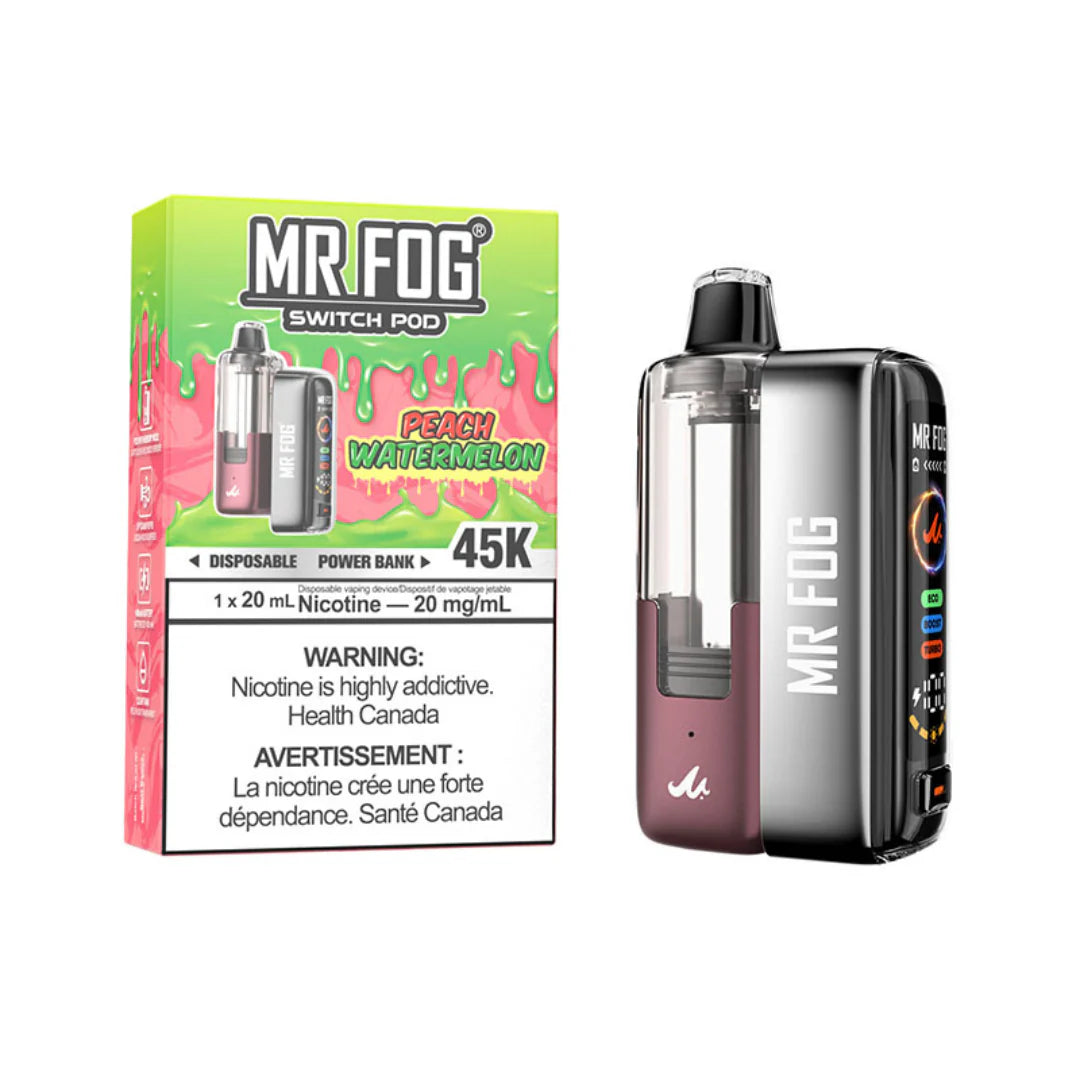 Mr. Fog switch pod Peach Watermelon 45K included battery