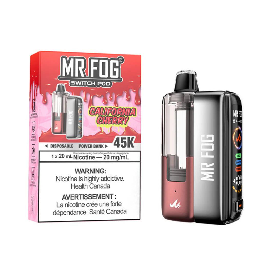 Mr. Fog switch pod Strawberry blow pop 45K included battery