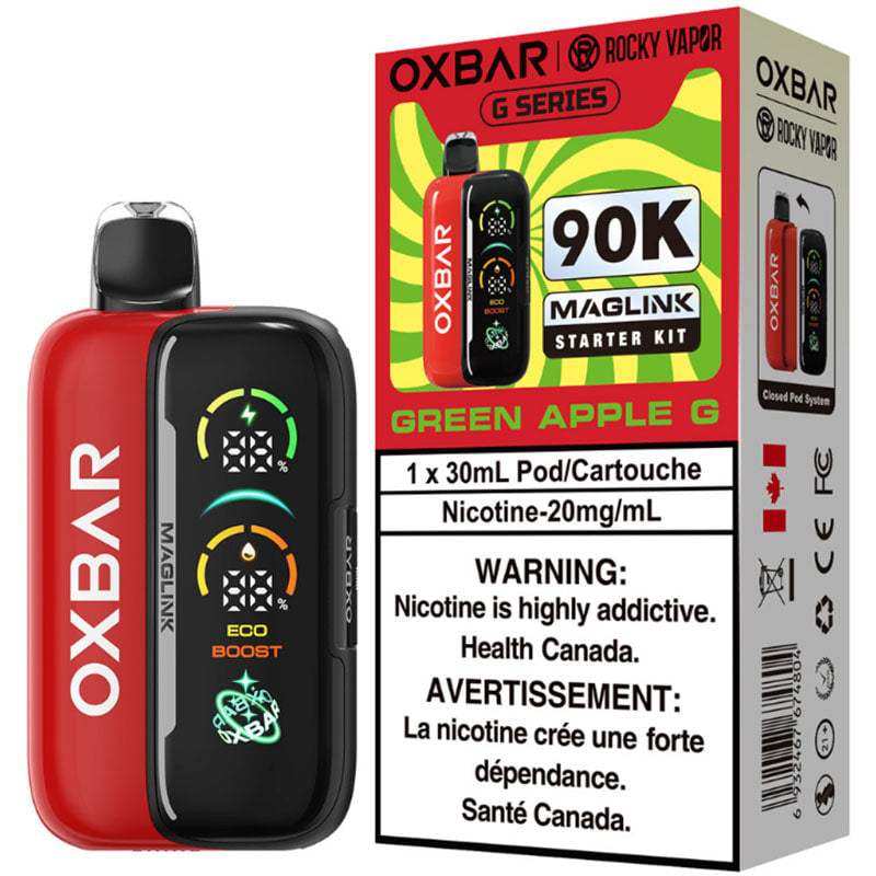 OXBAR MAGLINK STARTER KIT GREEN APPLE G 90K