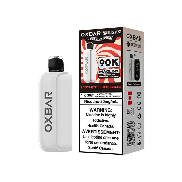 Oxbar Lychee Hibiscus Pod 30ml 90K Puffs