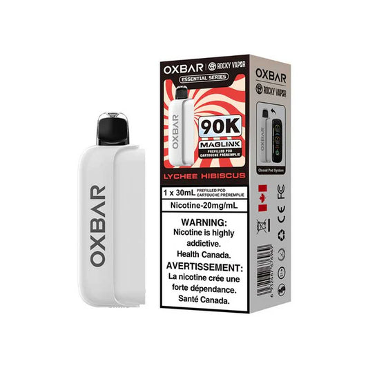 Oxbar Lychee Hibiscus Pod 30ml 90K Puffs