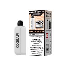 Oxbar White Peach Pod 30ml 90K Puffs