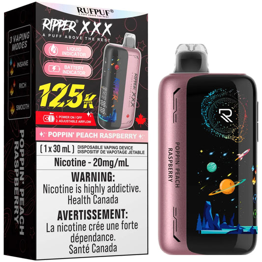 Ripper XXX 125K Poppin Peach Raspberry