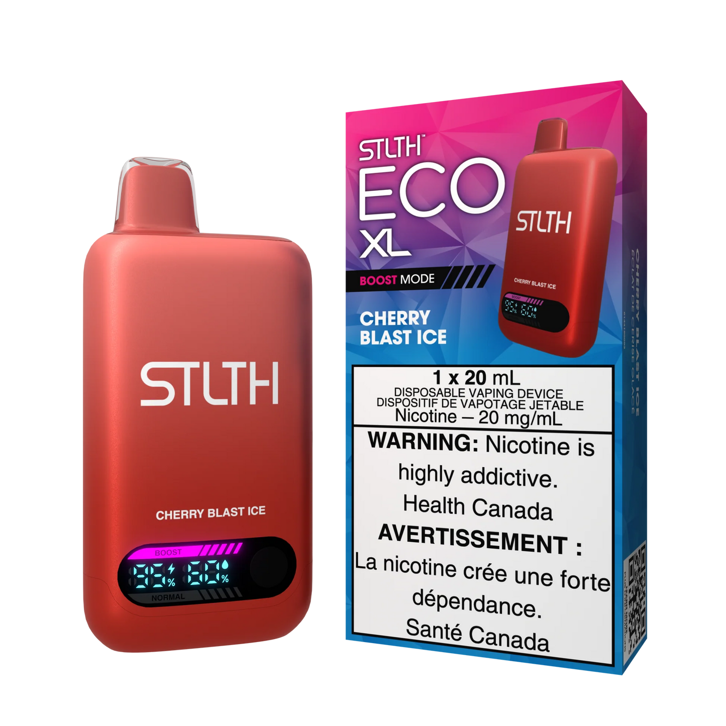 STLTH ECO XL CHERRY BLAST ICE 20ML