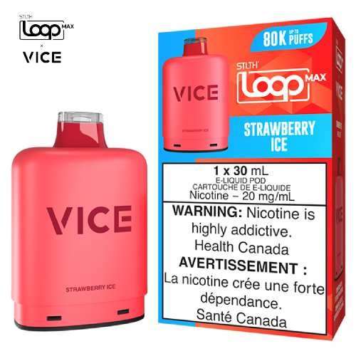 STLTH LOOP MAX VICE 80K STRAWBERRY ICE