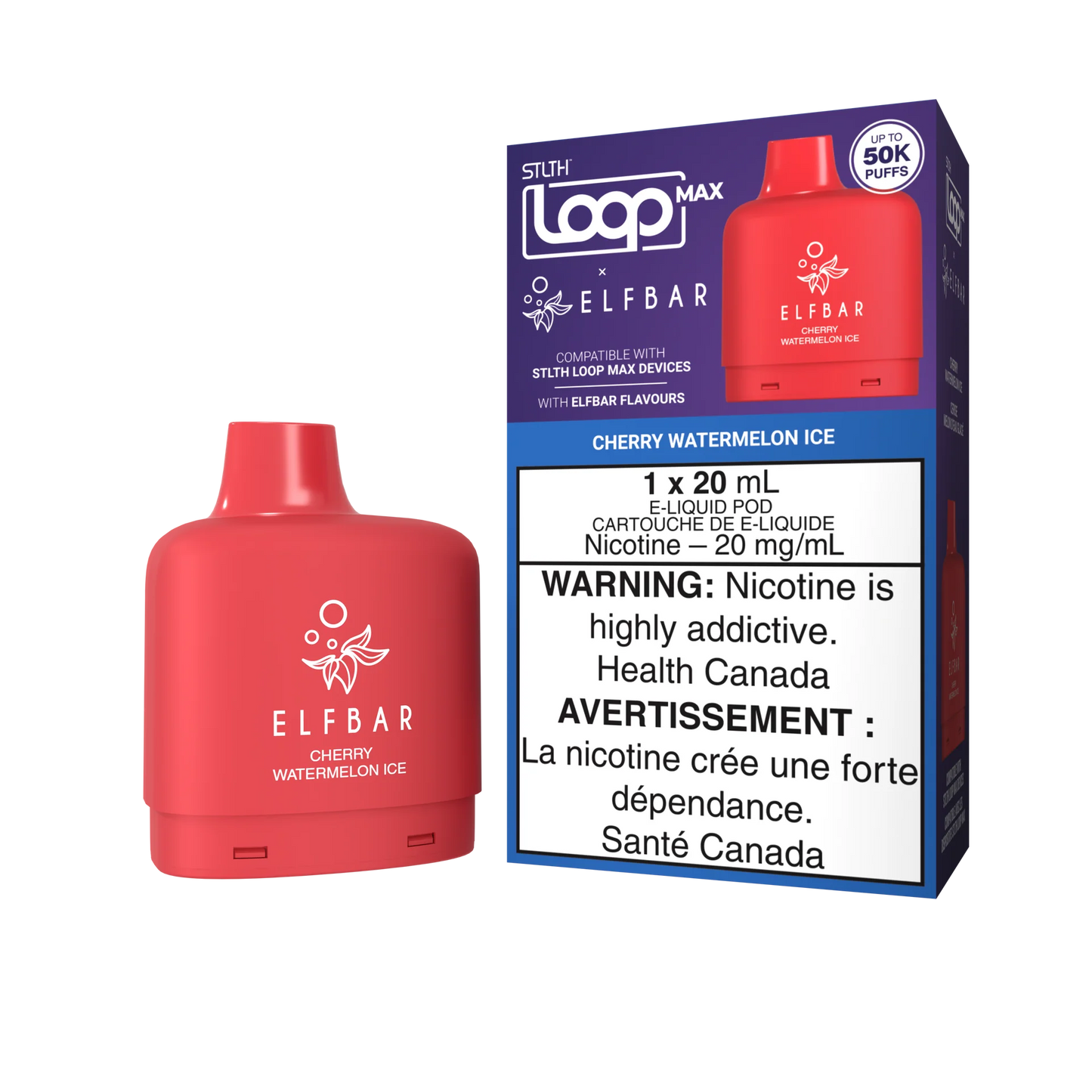 STLTH LOOP MAX CHERRY WATERMELON ICE 50K