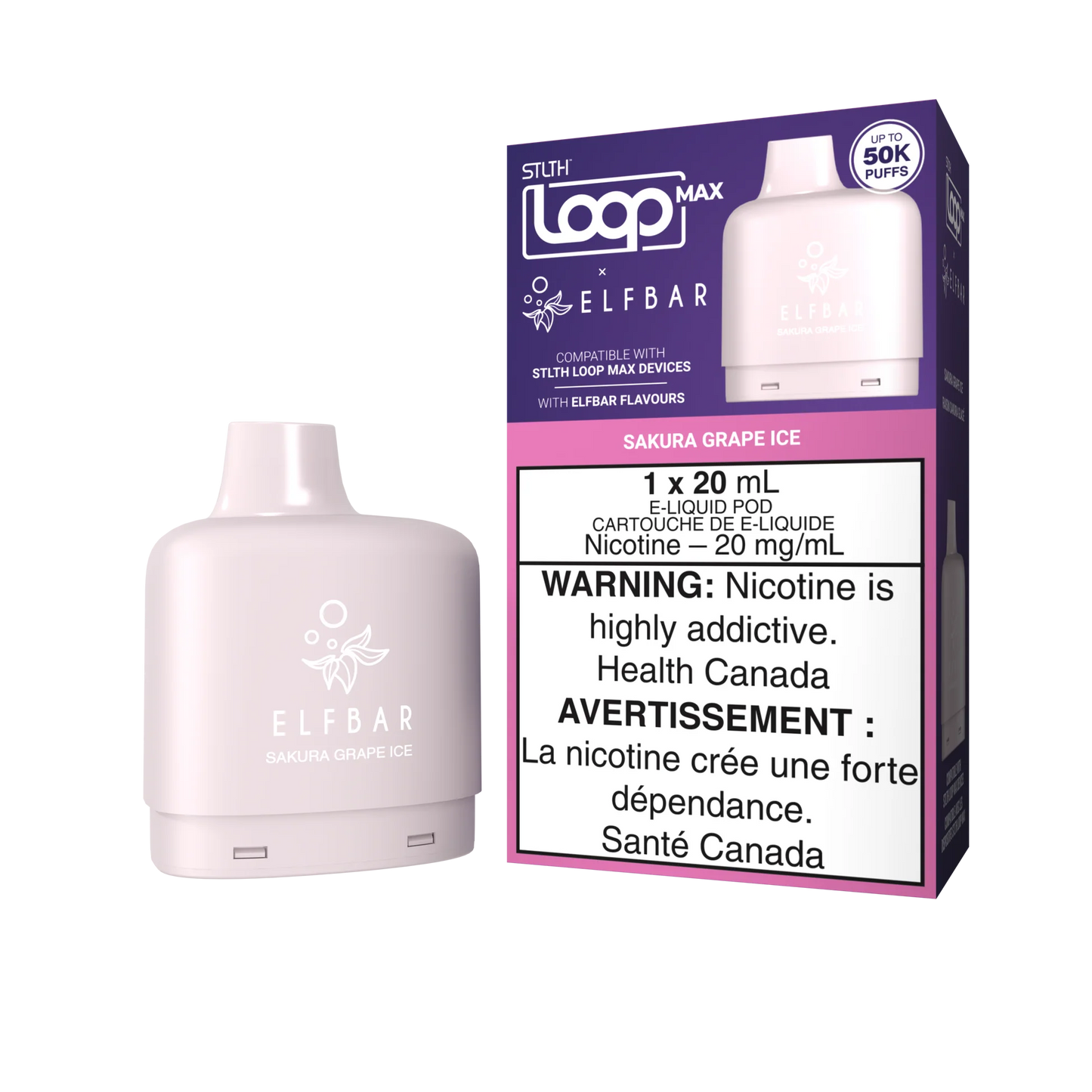 STLTH LOOP MAX SAKURA GRAPE ICE 50K