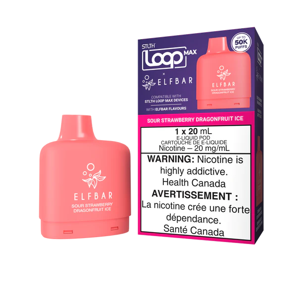 STLTH LOOP MAX SOUR STRAWBERRY DRAGONFRUIT ICE 50K