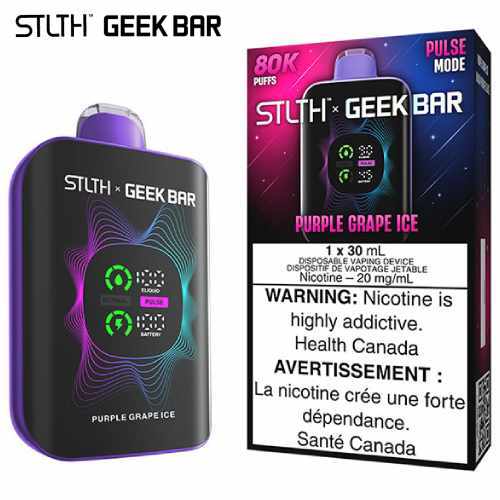 STLTH X GEEK BAR PURPLE GRAPE ICE 80K