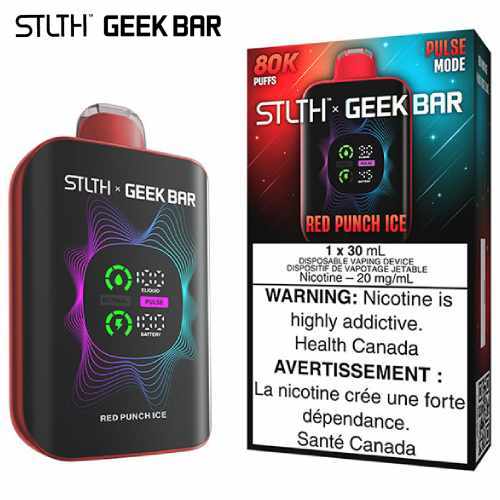 STLTH X GEEK BAR Red Punch Ice 80K