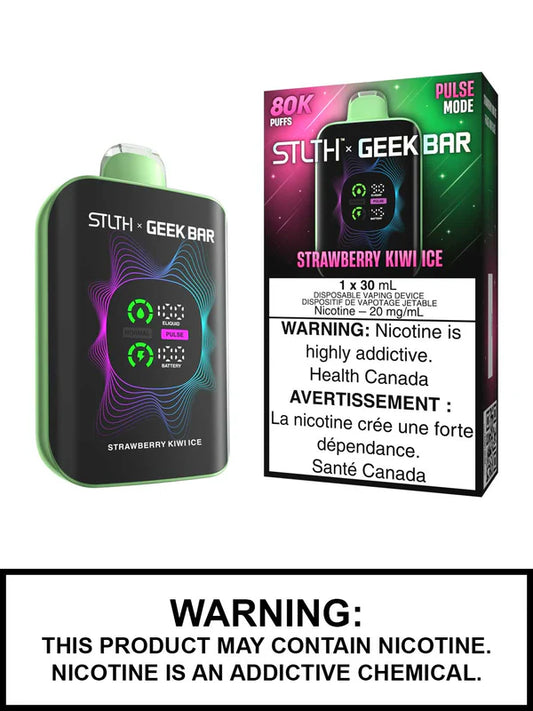 STLTH X GEEK BAR Strawberry Kiwi Ice 80K