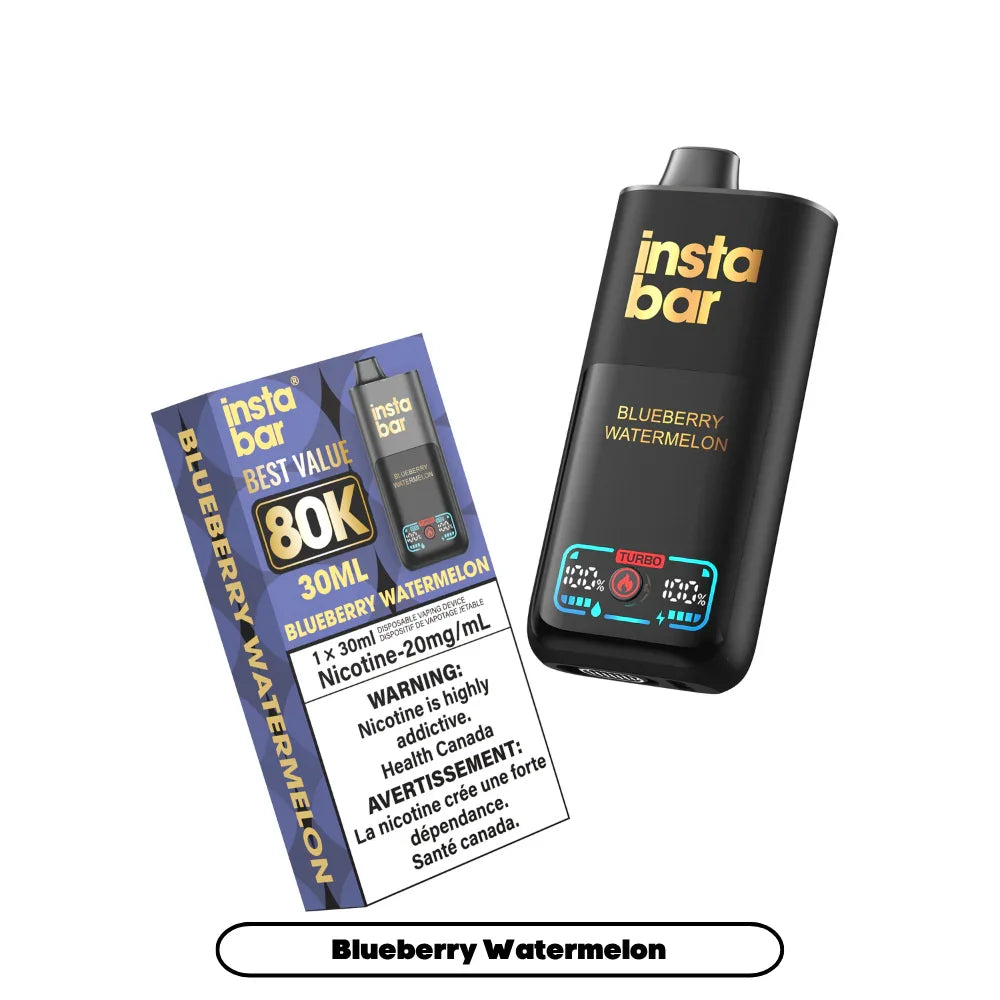 insta bar BLUEBERRY WATERMELON 80K puffs